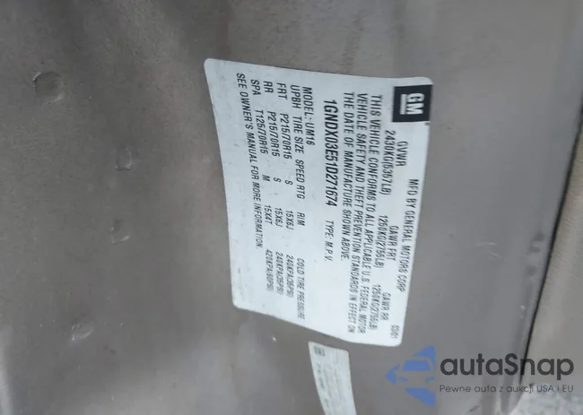 1GNDX03E51D271674: 42784968