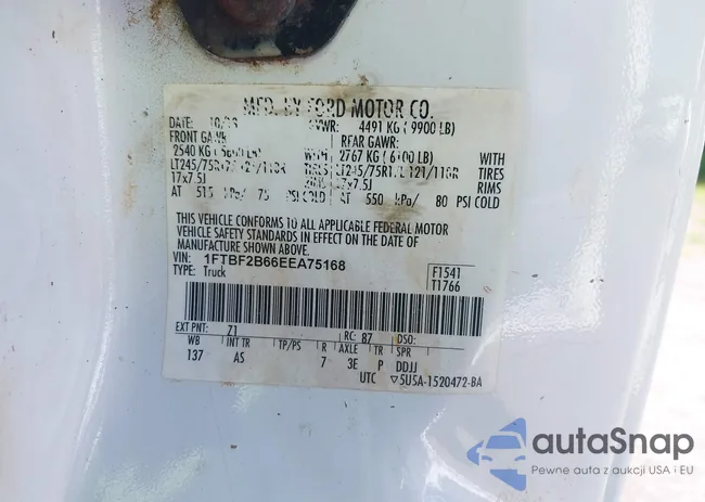 1FTBF2B66EEA75168: 42786067