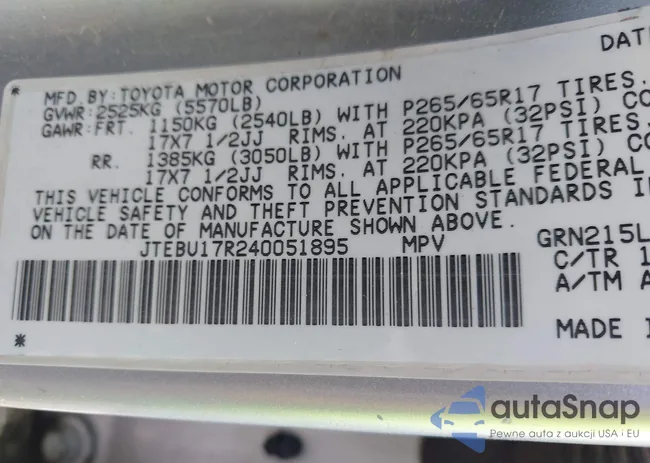 JTEBU17R240051895: 42786081