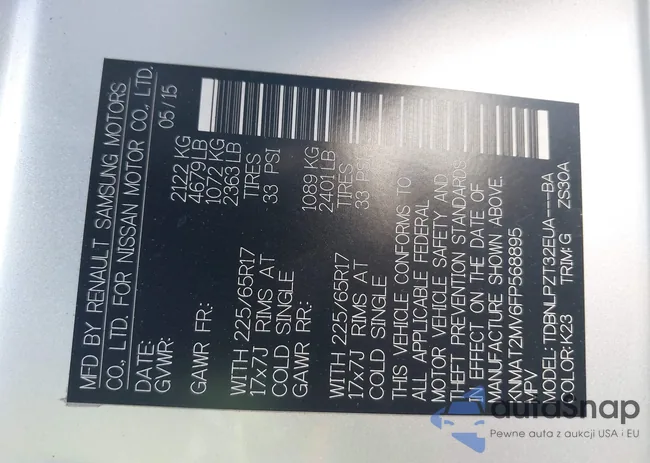 KNMAT2MV6FP568895: 42786244