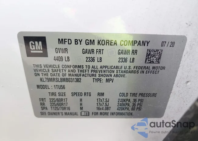 KL79MRSL8MB031382: 42785685