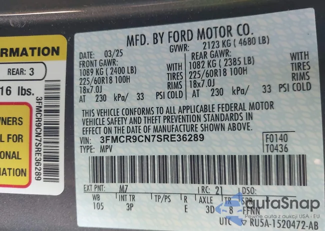 3FMCR9CN7SRE36289: 42785802