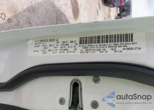 1C6RD7MT1CS112248: 42787054