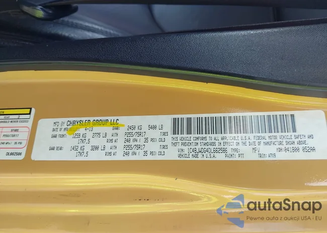 1C4BJWDG4DL662586: 42787134