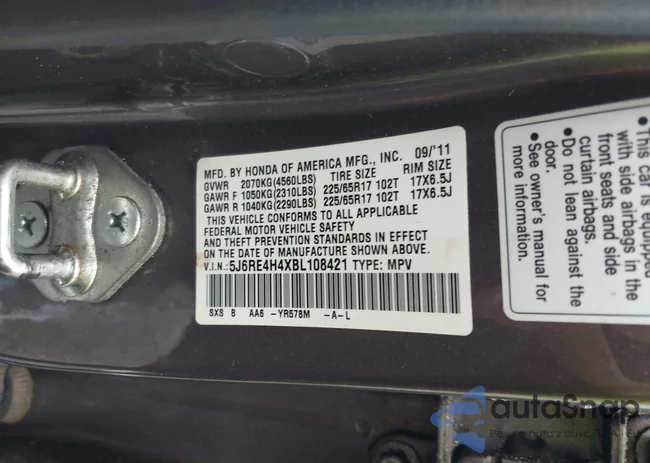 5J6RE4H4XBL108421: 42787305