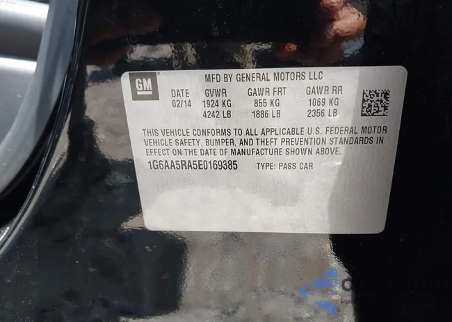 1G6AA5RA5E0169385: 42787393