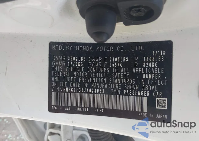 JHMFC1F35JX024083: 42787403