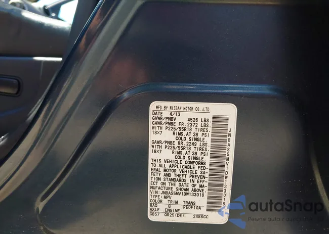 JN8AS5MV1DW133018: 42787535