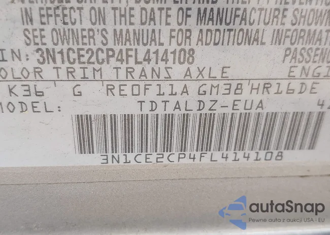 3N1CE2CP4FL414108: 42787557