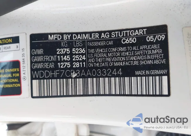 WDDHF7CB3AA033244: 42786595