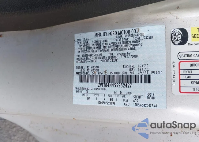 1ZVFT84N455252427: 42786604