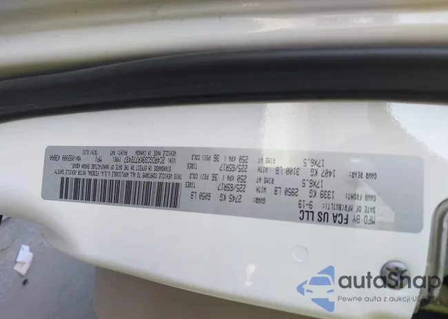 2C4RDGCG9KR772437: 42786620