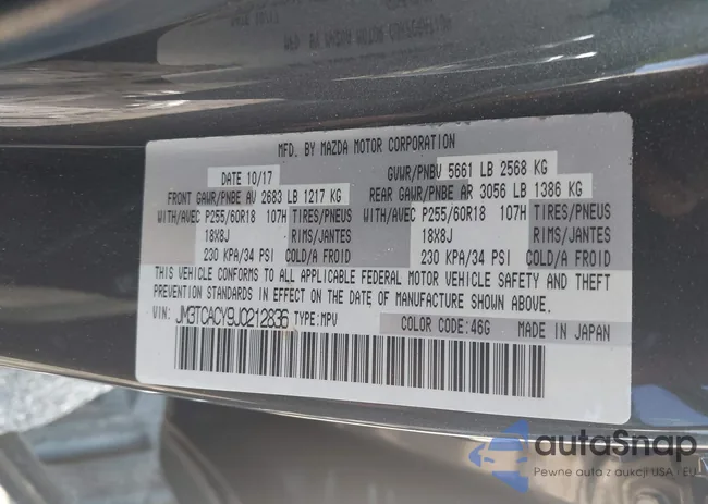 JM3TCACY9J0212836: 42786723