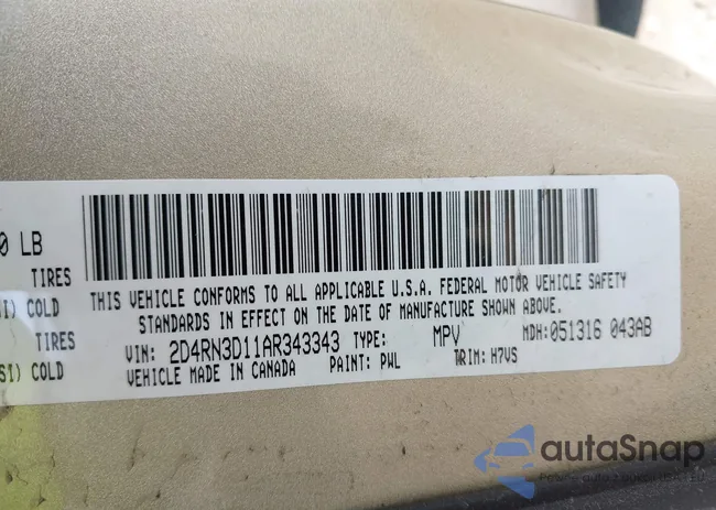 2D4RN3D11AR343343: 42786732