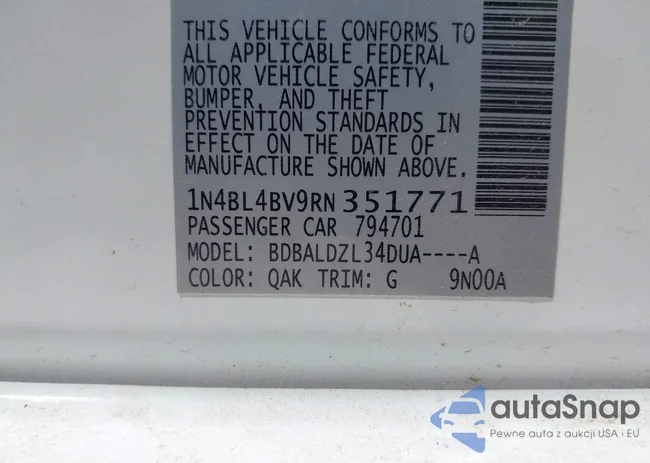 1N4BL4BV9RN351771: 42786955