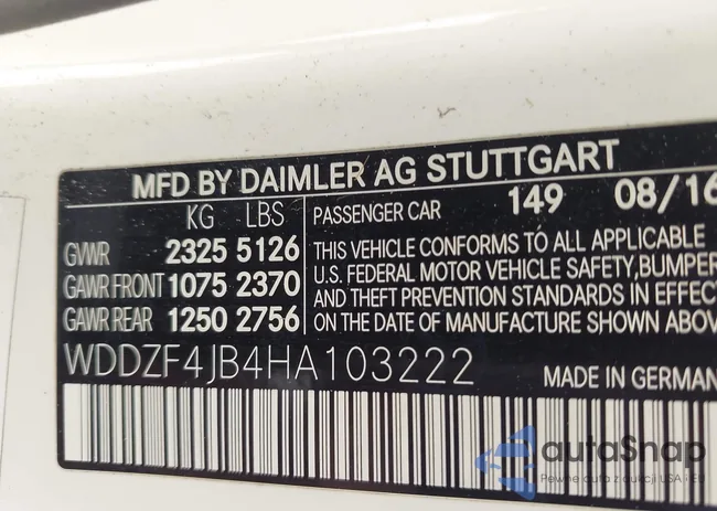 WDDZF4JB4HA103222: 42788018