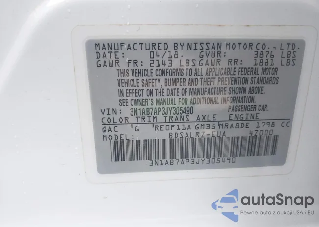 3N1AB7AP3JY305490: 42788026