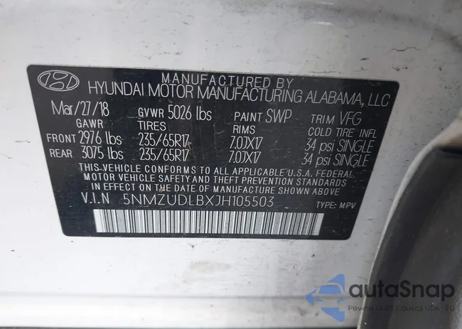 5NMZUDLBXJH105503: 42788062