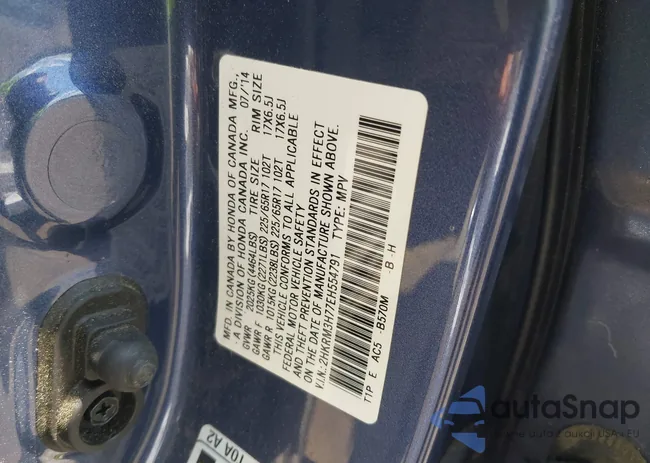 2HKRM3H77EH554791: 42788067