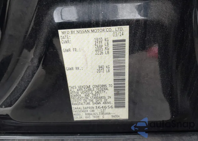 1N4AL3AP4EN364656: 42788137