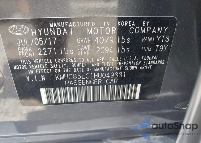 KMHC85LC1HU049331: 42788162