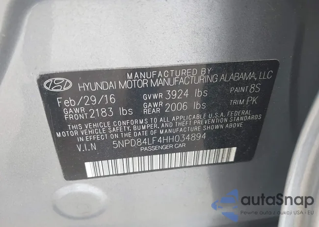 5NPD84LF4HH034894: 42788205