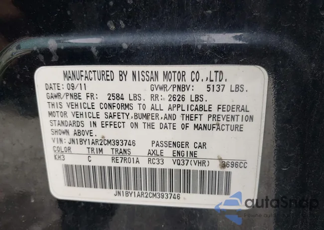 JN1BY1AR2CM393746: 42788250