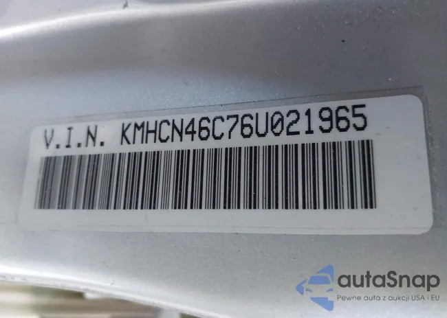 KMHCN46C76U021965: 42788352