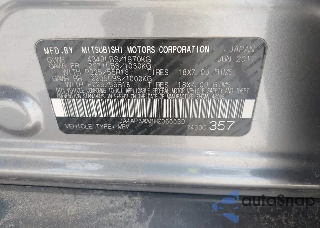 JA4AP3AW8HZ066530: 42788459