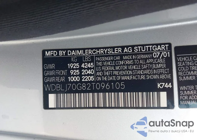 WDBLJ70G82T096105: 42788498