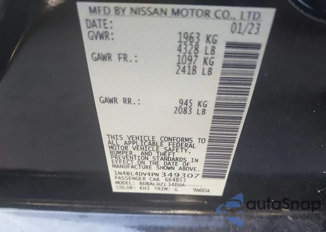 1N4BL4DV4PN349307: 42787714