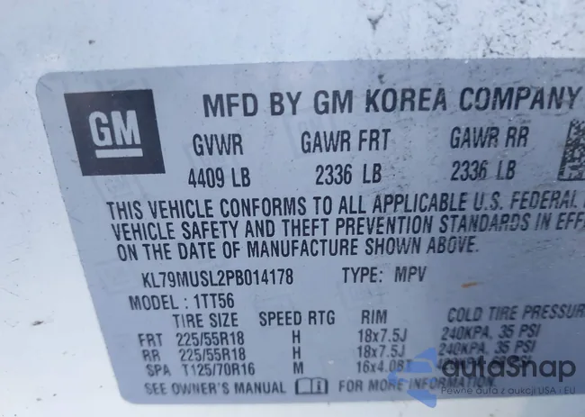 KL79MUSL2PB014178: 42787719