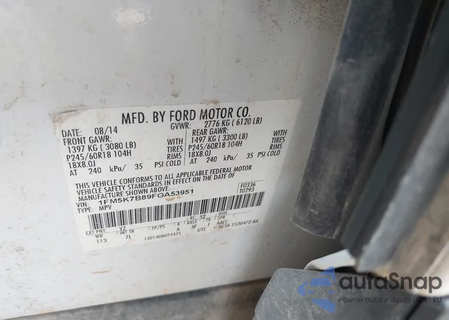 1FM5K7B89FGA53951: 42787746