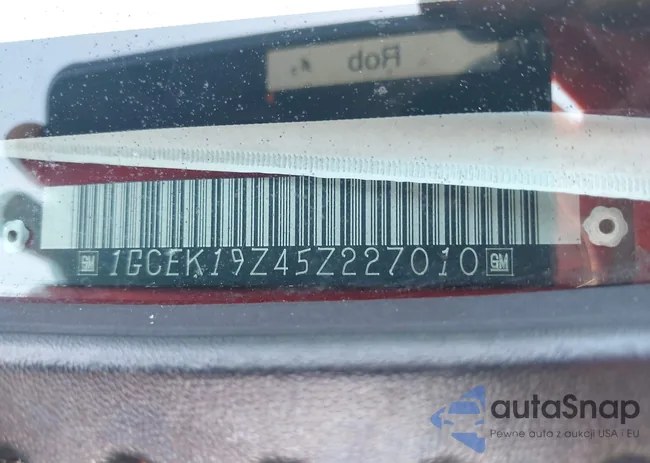 1GCEK19Z45Z227010: 42789049