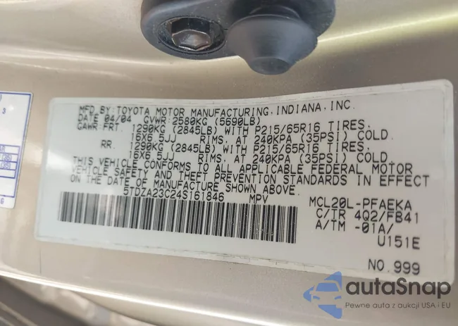 5TDZA23C24S161846: 42789567