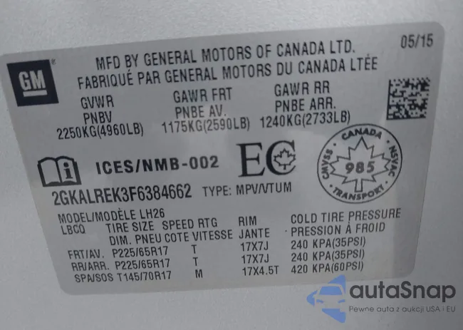 2GKALREK3F6384662: 42790057