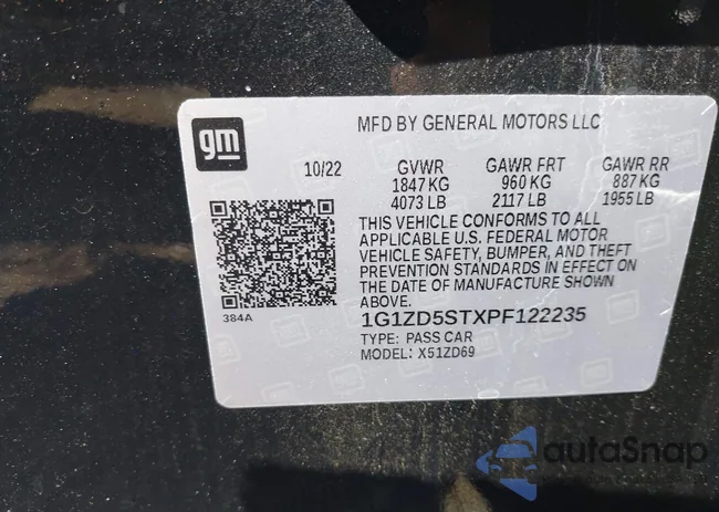 1G1ZD5STXPF122235: 42790461