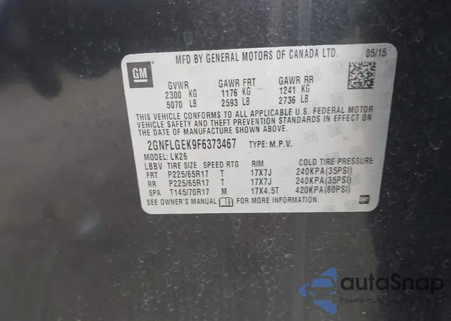 2GNFLGEK9F6373467: 42789590