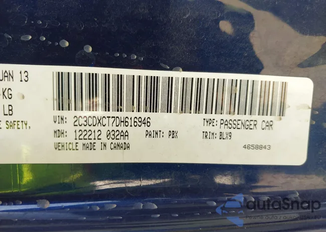 2C3CDXCT7DH616946: 42789833