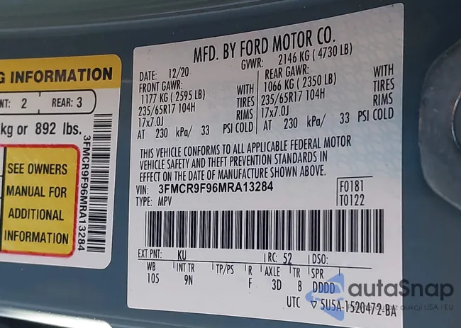 3FMCR9F96MRA13284: 42789941