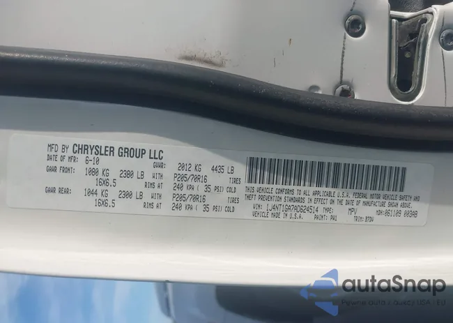 1J4NT1GA7AD624514: 42791067