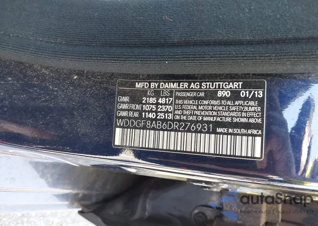 WDDGF8AB6DR276931: 42791081