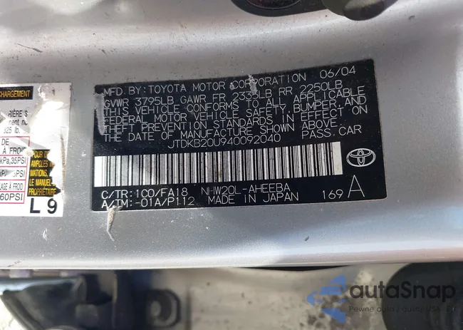 JTDKB20U940092040: 42791173