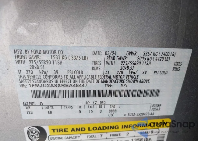 1FMJU2A8XREA48447: 42791183