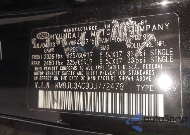 KM8JU3AC9DU772476: 42791442