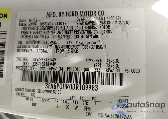 3FA6P0HR0DR109983: 42791454