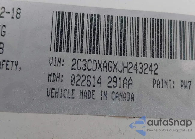 2C3CDXAGXJH243242: 42790686