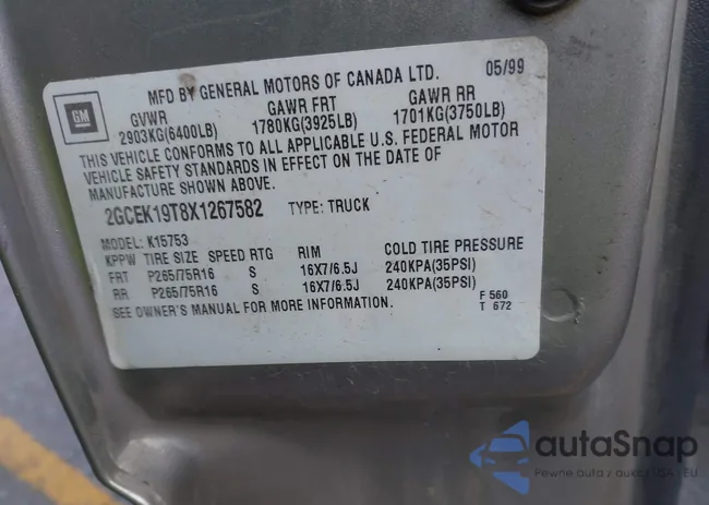 2GCEK19T311346536: 42790791