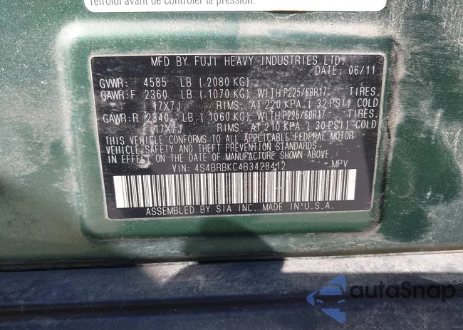 4S4BRBKC4B3428412: 42790793