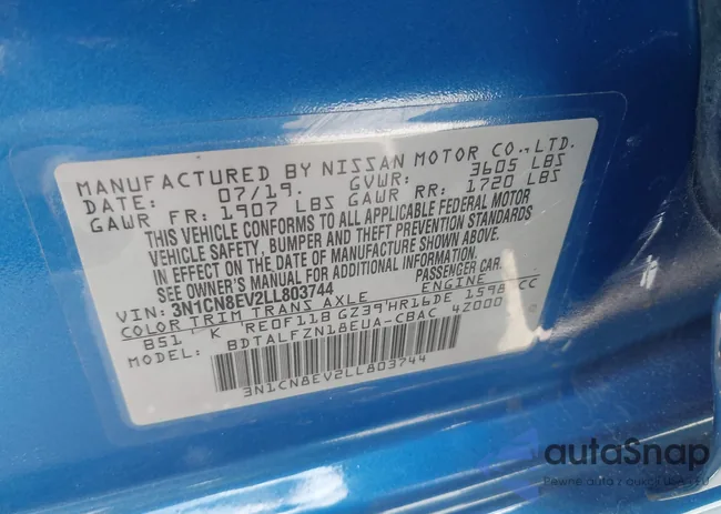 3N1CN8EV2LL803744: 42790872